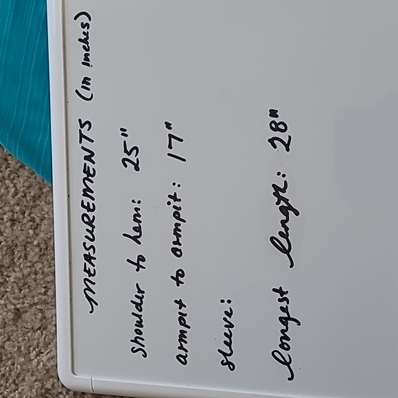 susan lawrence blue striped babydoll vneck tank top - Picture 2 of 4